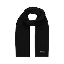Calvin Klein Daddy Wool Knıt Scar Erkek Siyah Atkı