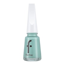 Flormar Nail Enamel Uzun Süre Kalıcı Besleyici Oje - 424 Bluish Green - 8 Adet Tarı