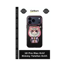 18 Pro Max Kılıf Nimmy Telefon Kılıfı Dekoratif Koruyucu Detaylı çok renkli
