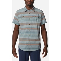 Columbia Men's Columbia Newton Ridge Plaid Short Sleeve Shirt Erkek Kısa Kollu Gömlek Ao2059-346 001