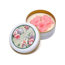 Garden Rose Kokulu Vegan Teneke Mum 12 Izgara