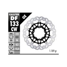 Honda Forza 750 Ön Fren Diski 310 Mm 2021-2024 Galfer Dalgalı Hareketli Aluminyum Disk