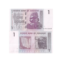 Zimbabwe 2007 Yılı 1 Dolar Yabancı Kağıt Para Çil Unc Koleksiyon Para
