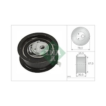 Ina 531025130 Eksantrik Gergi Rulmanı Passat-a4-a6-t4 1.9 Tdı 1z-afn-avg-abl 028109243f-028109243e