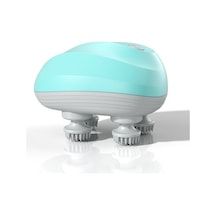 Şarj Edilebilir Çok Fonksiyonlu Ahtapot Kafa Ve Boyun Masaj Aleti 8744 Açık Mavi