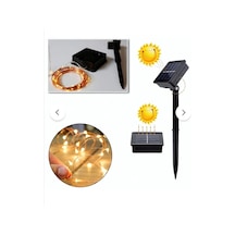 Solar Güneş Enerjili 5 Metre Peri Led Standart
