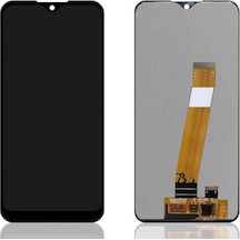 Samsung  Uyumlu   A01, A015 - M01,m105 Ekran Dokunmatik Srv Siyah