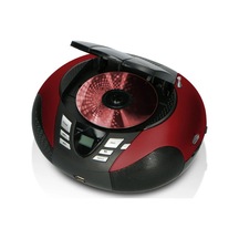Lenco Scd-37 Usb Kırmızı - Taşınabilir Fm Radyo Cd Ve Usb Oynatıcı - Kırmızı