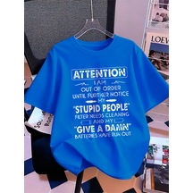 Noıssey Urban Pop Graphic Kadın Tişört Koleksiyonukod 5281 Saks