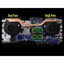 Asus Fx504ge-71200t Fan V1 Sağ Fan 1 Adet