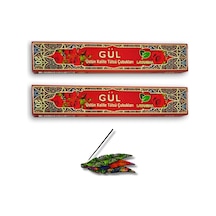 Layansaa Çubuk Tütsü Gül 40 Adet 2 Paket + Tütsülük 1 Adet