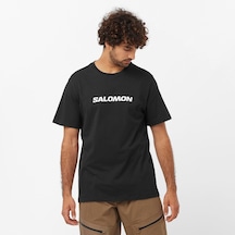 Salomon Sal Logo Perf Ss Tee M Deep Black// T-shırt Lc2245400 001