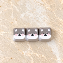 1 Adet Sevimli Figürlü Keycaps Klavye Tuş Başlığı Mekanik Klavye Uyumlu Dekoratif Özel Tasarım-12