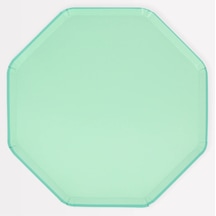Meri Meri - Sea Foam Green Dinner Plates - Deniz Köpüğü Yeşili Tabaklar L X8