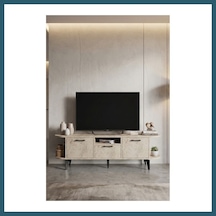 Bezos Mira Tv Sehpası Suntalam Ekru 160x35 Cm Ob
