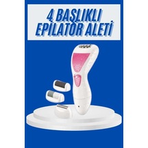 Çok Amaçlı Şarjlı Epilasyon Aleti 4'lü Başlık Seti