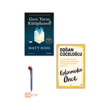 1. Gece Yarısı Kütüphanesi - Matt Haig, 2. Evlenmeden Önce - Doğan Cüceloğlu, Kalem Hediyeli