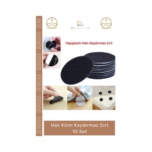 Halısabitleyici Yıkanabilir Yapışkanlı Kaymaz Köşe Tutucu Paspas Sabit Halı Kilim Kaydırmaz Cırt 10