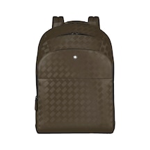 Montblanc Extreme Deri 3 Bölmeli Büyük Sırt Çantası 221592 yeşil