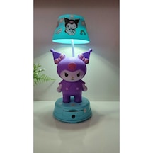 Kuromi Masa Üzeri Gece Lambası Boyut 25 Cm Çok Renkli
