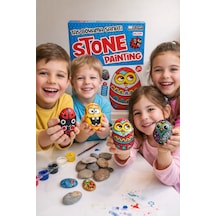 Stone Painting Taş Boyama Sanatı Renkli, Eğlenceli Ve Yaratıcı Hobi Seti