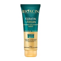 Keratin &amp Argan Onarıcı Saç Bakım Kremi Yıpranmış Ve Hasar Görmüş Saçlar İçin 250 Ml Biocom