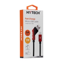 Hytech Hy-x215 3a Micro Usb 1m Siyah Data + Sarj Kablosu Kdo