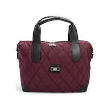 Silver & Polo Silver Polo Bordo - Siyah Memory Unisex Kadın Erkek Seyahat Çantası Sp1152