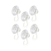 Askılı Vantuz Öpücük 3 Cm 6 Adet Kancalı Cam Vantuzu Cam Askısı Pvc Vantuz Mutfak Banyo Pencere Ve Kapı Camı V Genel