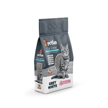 Petfan Grey&white Bebek Pudralı İnce Taneli Kedi Kumu 10 Lt