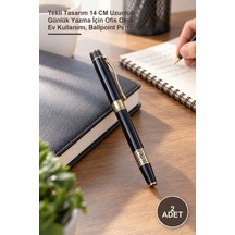 2 Adet Tükenmez Kalem Alk4087 Tekli Tasarım 14 Cm Uzunluk, Günlük Yazma İçin Ofis Okul Ev Kullanımı, Ballpoint Pen 1