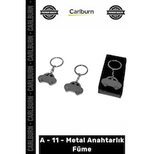 Özel Üretim Lüks Şık Promosyon Lazer Baskılı Kurumsal Dayanıklı Hediye A 11 Metal Anahtarlık Füme