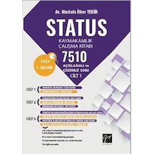 Status Kaymakamlık Çalışma Kitabı 7510 Açıklamalı Ve Çözümlü S...