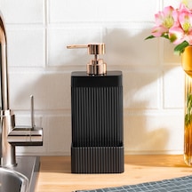 Perotti 13139 Lisbone Süngerlik Hazneli Sıvı Sabunluk Siyah