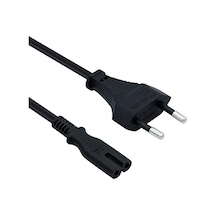 Robeve Ps3 / Ps4 / Ps5 / Xbox Series S-x Uyumlu Güç Kablosu 1.5 Metre 2pin Güç Kablosu Projeksiyon - Monitör - Tv Universal 2pin Güç Kablosu