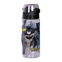 500ml Batman Pipetli Askılı Kilitlenebilir Su Matarası Siyah3
