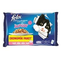 Purina Felix Tavuklu Pouch Yetişkin Kedi Yaş Maması Ekonomik Paket 4 x 85 G
