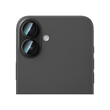 İphone 16 Plus Uyumlu Caseworld Alloy Serisi Oleofobik Anti Reflective Kamera Lens Koruyucu Siyah