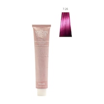 Nook Virgin Color Profesyonel Saç Boyası 100ml-kumral Viyole Mor Kızıl/elektrik Mor 7.26-viola Açık Mor