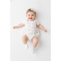 Tiffany Baby & Kids Müslin Flower Dream Salopet ekru