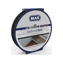 MAS KAYDIRMAZ BANT 25 MM x 15 M SİYAH 2655