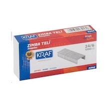 KRAF ZIMBA TELİ 24/6 STAPLES 1000'Lİ 235 G