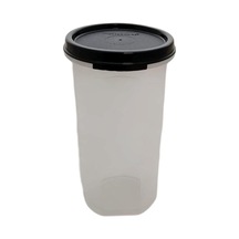 Circular 650 Ml Siyah Yumurta Kabı Yuvarlak Kutu Kuru Saklama Stoku Dekorasyon Geri Sihirli Kutu Kahve Pedleri İçin Genel