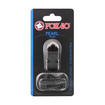 Safety Whistles 29080 Pearl Safety Whistle With Black Casing With Keyring