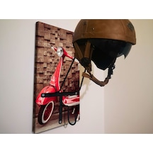 Özel Fotoğraflı Kask Askısı, Motorcu Kask Askısı, Personalv101