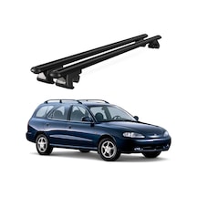 Venüs Hyundai Elantra 1996-1999 Uyumlu Siyah Ara Atkı Port Bagaj Tavan Barı