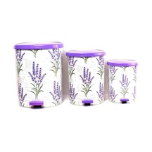 Metal 25 L Beyaz Mutfak Tipi Pedallı Çöp Kovası 3 Adet Set - 25 L Hacim - Ev & Mobilya Çok Renkli