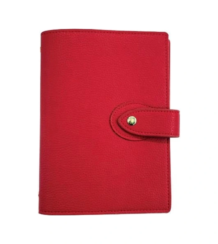 Vj Mekanizmalı Vegan Kapaklı Defter 12x18 Cm. 100 Gr. 160 Syf. Kırmızı Çok Renkli