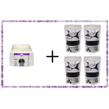 Joy wax Isıtıcı Kazan + 4 Adet Ganül Boncuk Ağda Black