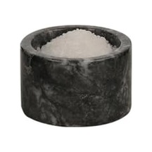 Mermer Baharatlık 6x10 Cm Mermer Tuzluk Biberlik Dekoratif Baharatlık Siyah Genel